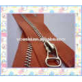 #5 high quality excellent antique silver brass metal teeth zipper chain roll for shoes